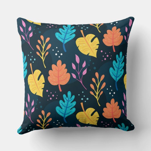 Tree colour pillow design  クッション (裏面)