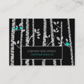 *~* Tree Doctor Blue Birds Arborist樺の木ツリー 名刺 (正面)