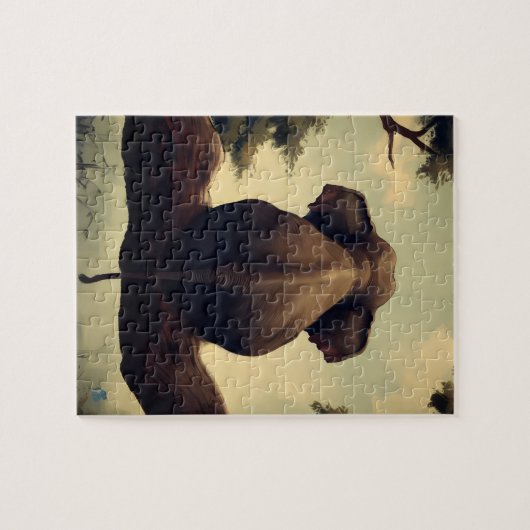 Tree Elephant - Puzzle ジグソーパズル (横)