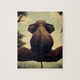 Tree Elephant - Puzzle ジグソーパズル