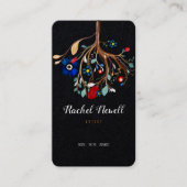 TREE FACEBOOK AND ETSY HANDMADE LOGO BUSINESS CARD 名刺 (正面)