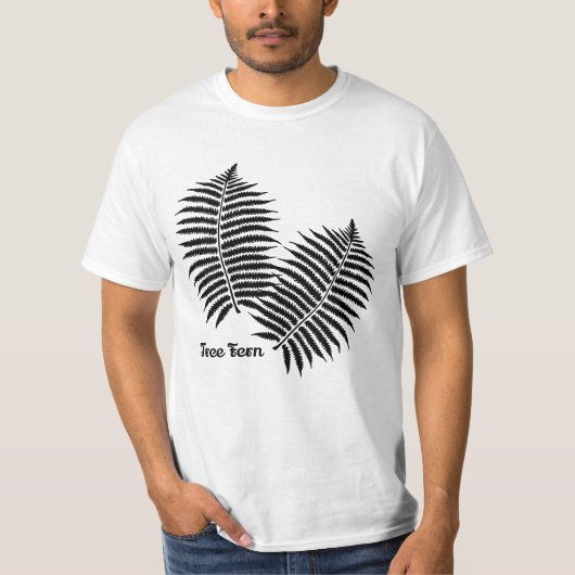Tree Fern Shirt、Plant lover shirt Tシャツ (正面)