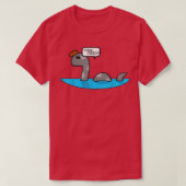 Tree Fiddy  Funny Loch Ness Monster Nessie Tee 3  Tシャツ (デザイン正面)