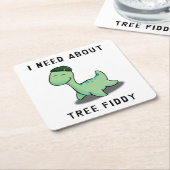 TREE FIDDY - LOCH NESS MONSTERが必要です スクエアペーパーコースター (アングル)