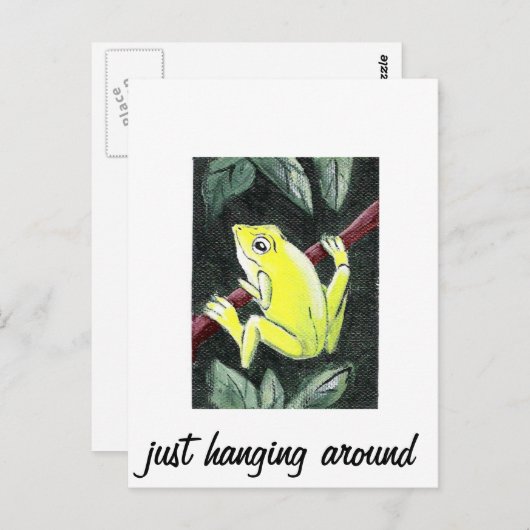 Tree Frog -つるジャストのまわりに ポストカード (正面/裏面)