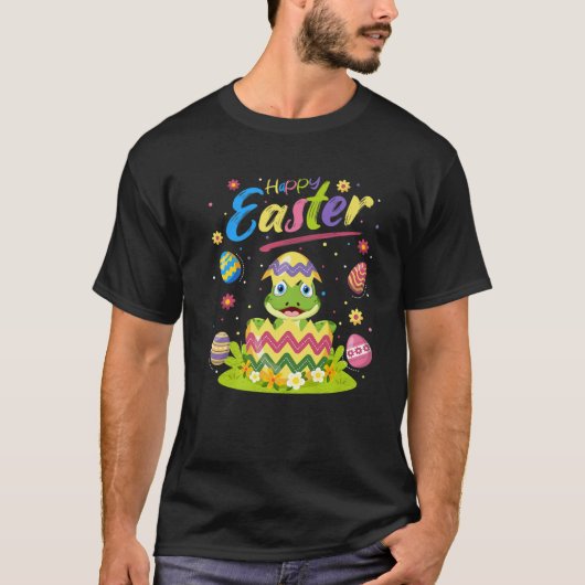 Tree Frog Lover Funny Easter Egg Tree Frog Happy E Tシャツ (正面)