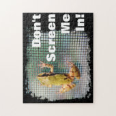 Tree Frog On Screen Photograph Custom ジグソーパズル (縦)