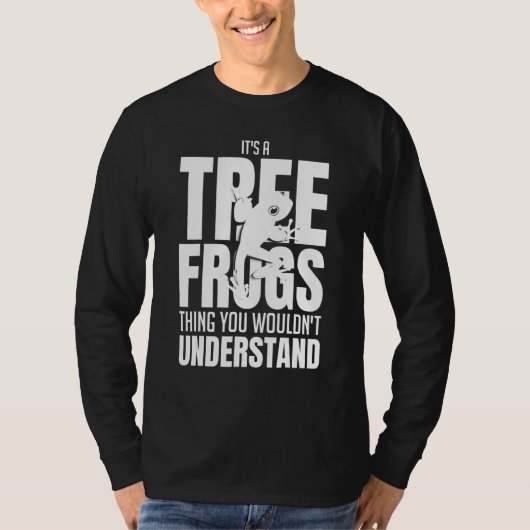 Tree Frog Pet Habitat Terrarium Care Eggs Tank Foo Tシャツ (正面)