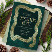 Tree Garland Christmas Party Invitation 招待状
