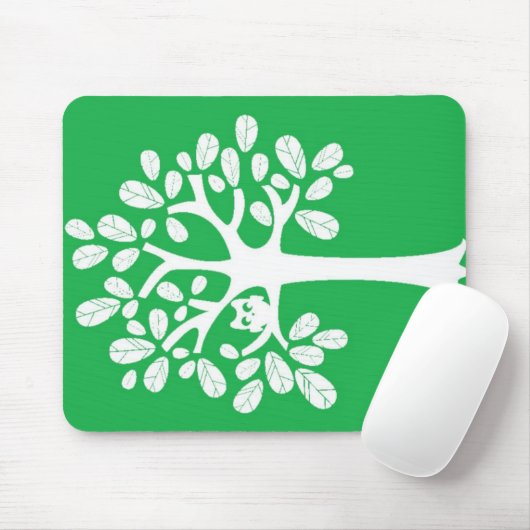 Tree_Green マウスパッド (マウス)