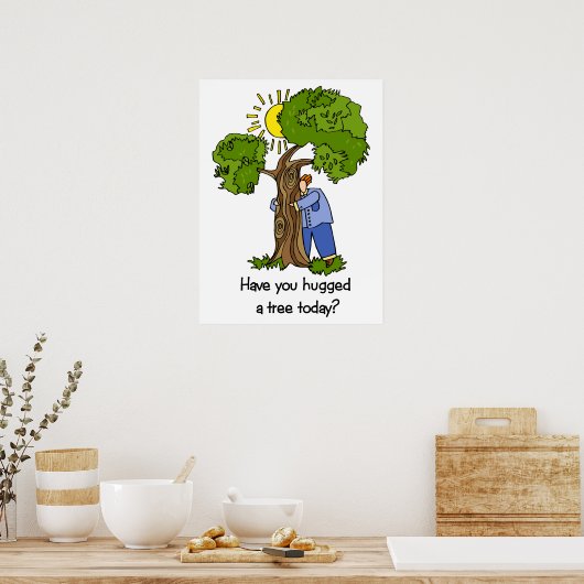 Tree Hugger poster ポスター (キッチン)