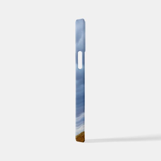 Tree in an empty field iPhoneケース (右側面)