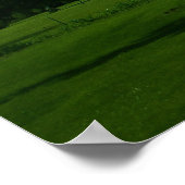 Tree in Field & Beautiful Skyポスター ポスター (角)