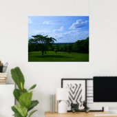 Tree in Field & Beautiful Skyポスター ポスター (ホームオフィス)