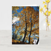 Tree in Foliage Greeting Card カード (黄色い花)