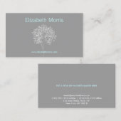 TREE in GRAY/AQUA名刺 名刺 (正面/裏面)