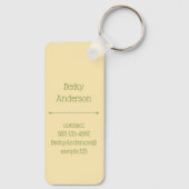 Tree In The Desert キーホルダー (裏面)