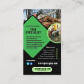 TREE landscape gardener Business Card 名刺 (正面)