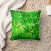 Tree leaf twig texture pattern クッション (ブランケット)