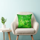 Tree leaf twig texture pattern クッション (椅子)