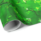 Tree leaf twig texture pattern ラッピングペーパー (ロールコーナー)