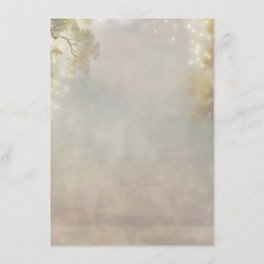 Tree Lightsブ素朴レスナ結婚ンの情報 エンクロージャーカード (裏面)