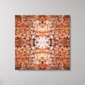 Tree Log Cutaway Photo Mixed Media Repeat Pattern キャンバスプリント (正面)