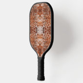 Tree Log Cutaway Photo Mixed Media Repeat Pattern ピックルボールラケット (左)