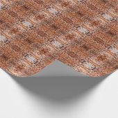 Tree Log Cutaway Photo Mixed Media Repeat Pattern ラッピングペーパー (角)