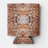 Tree Log Cutaway Photo Mixed Media Repeat Pattern 缶クーラー (正面)