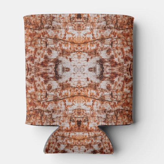 Tree Log Cutaway Photo Mixed Media Repeat Pattern 缶クーラー (裏面)