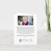 Tree multicolored card サンキューカード (裏面)