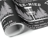 Tree Nied Disc Golf Funny Stupid Tree-nied  ラッピングペーパー (ロールコーナー)