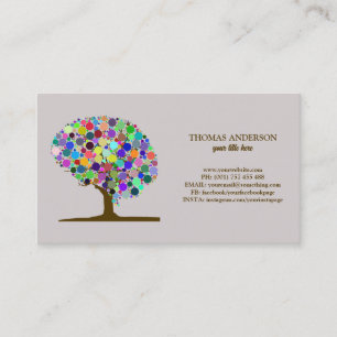 Tree of モダン Life Wellness Life Coach 名刺