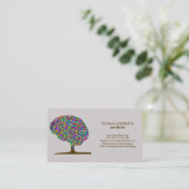 Tree of モダン Life Wellness Life Coach 名刺 (スタンド正面)