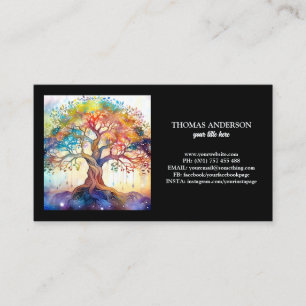Tree of モダン Life Wellness Life Coach 名刺
