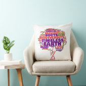 Tree of 感動的 Lifeラベルクラウド クッション (椅子)