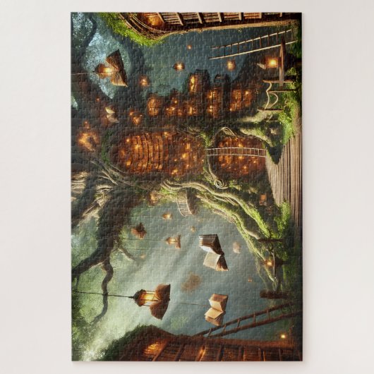 Tree of Endless Tales Books & Magic Library ジグソーパズル (縦)