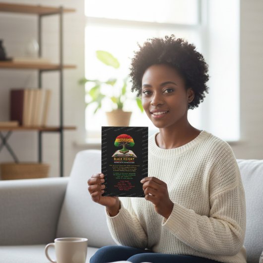 Tree of Knowledge Black History 100 years 招待状