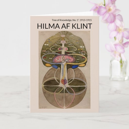 Tree of Knowledge No.1, Hilma af Klint カード (蘭)