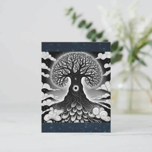 Tree of Lifeはがき ポストカード (スタンド正面)