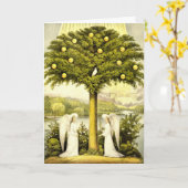 Tree of Lifeグリーティングカード カード (黄色い花)