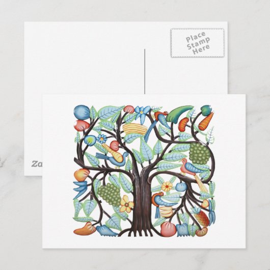 TREE of LIFEパステル ポストカード (正面/裏面)