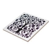Tree of Lifeフローラ#5白黒 タイル (側面)