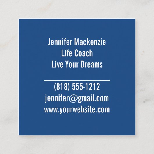 Tree of Life名刺 スクエア名刺 (裏面)