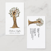 Tree of Life女性セラピー心理ライフコーチ 名刺 (正面/裏面)
