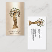 Tree of Life女性セラピー心理学ライフコーチB 名刺 (正面/裏面)