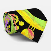 Tree of Life抽象芸術- Color Tex 01 ネクタイ (ロール)