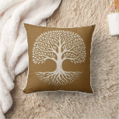 Tree of Life聖幾何学装飾用クッション クッション (ブランケット)