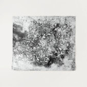 Tree Of Life -らせん状葉グランジスタイル1 タペストリー (正面(横))